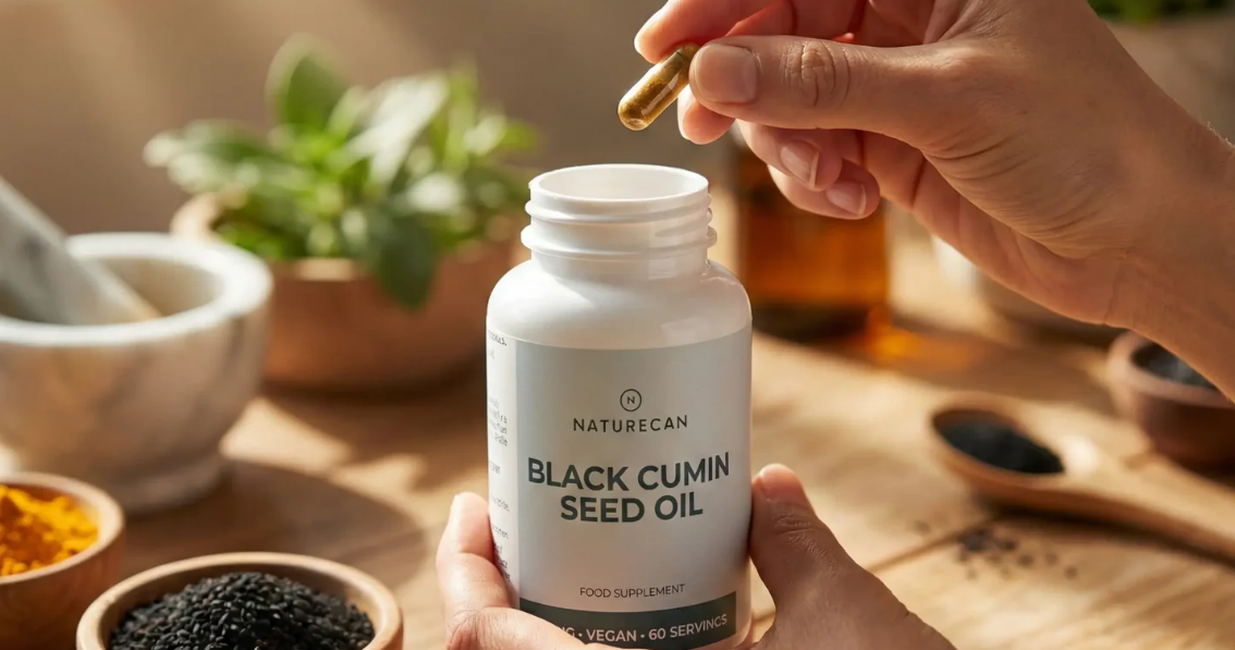 Óleo de semente de cominho preto