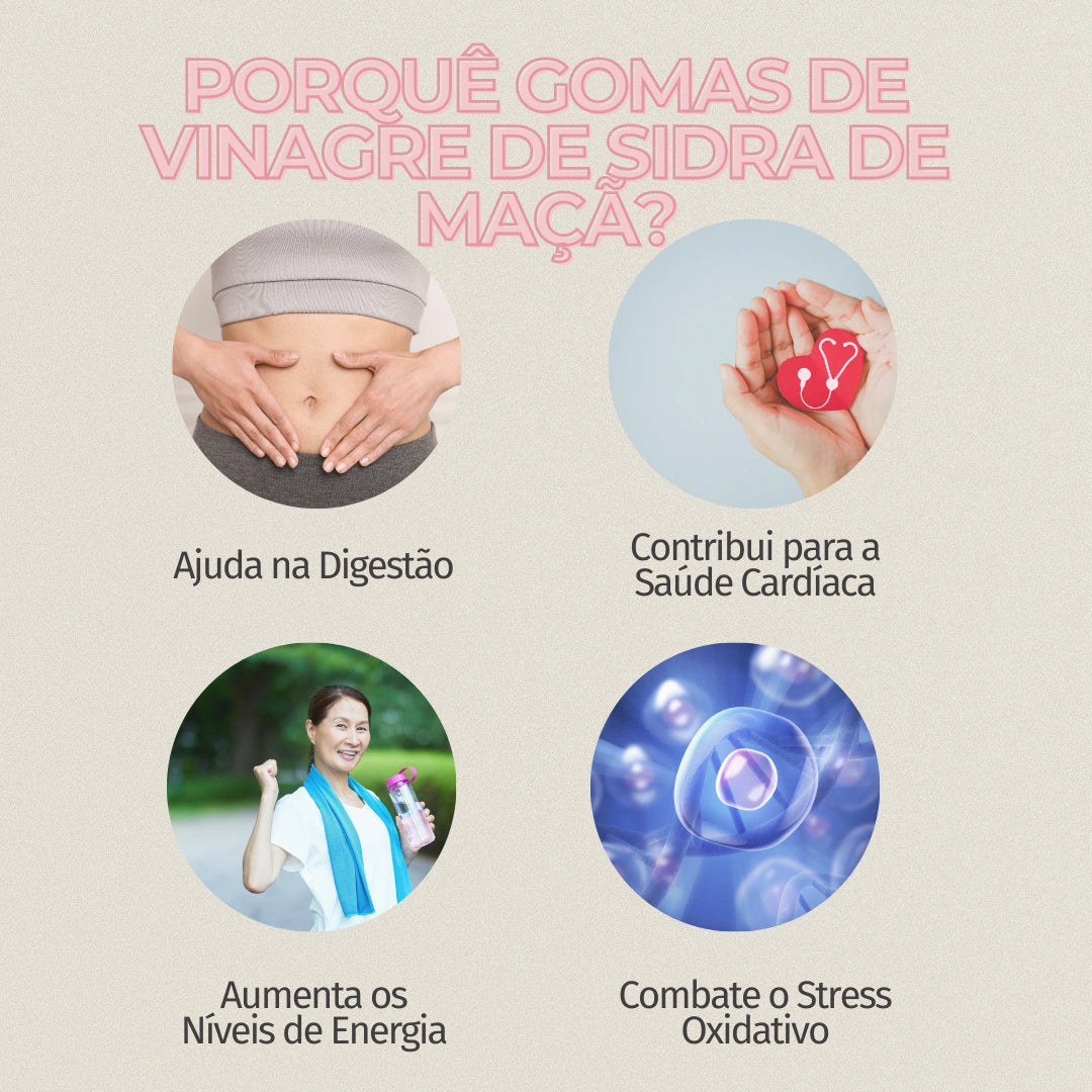 Gomas de Vinagre de Sidra de Maçã