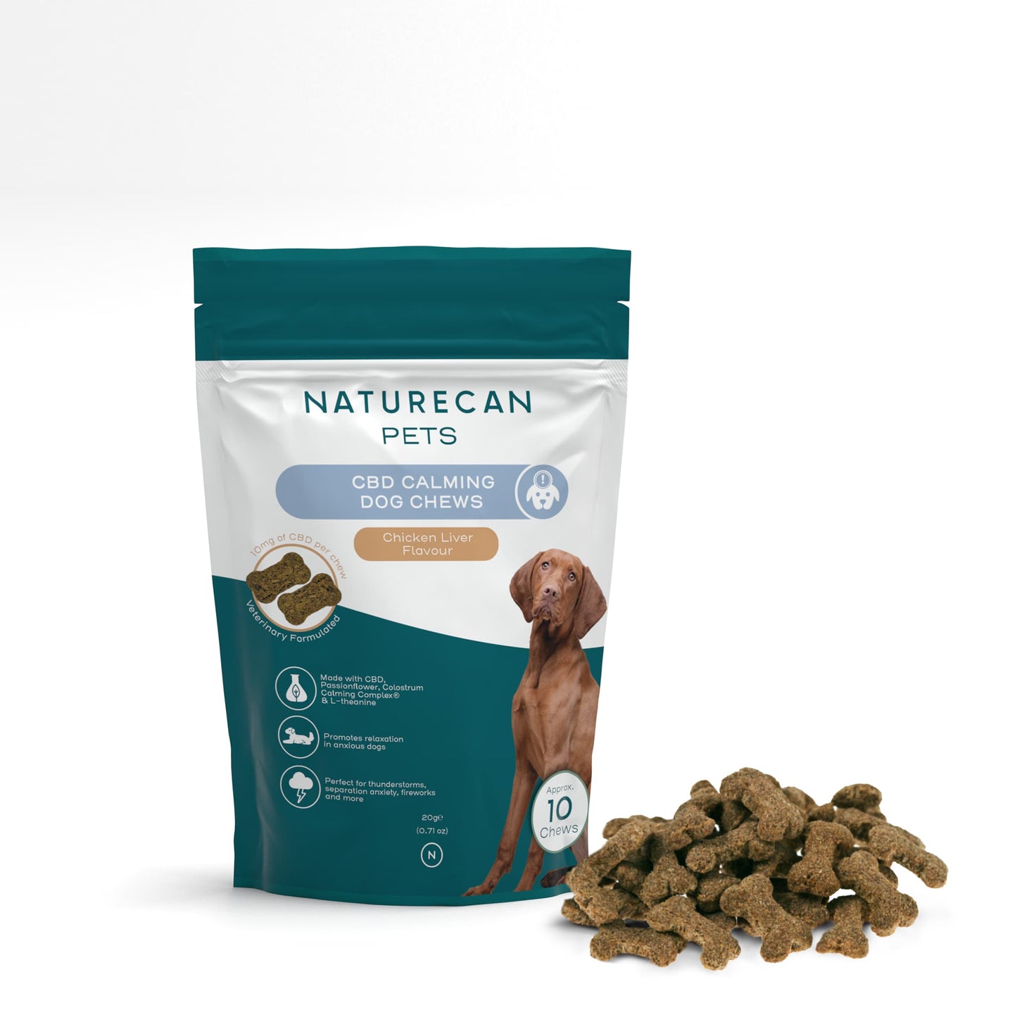Biscoitos Calmantes & Anti-Stress para Cão com CBD