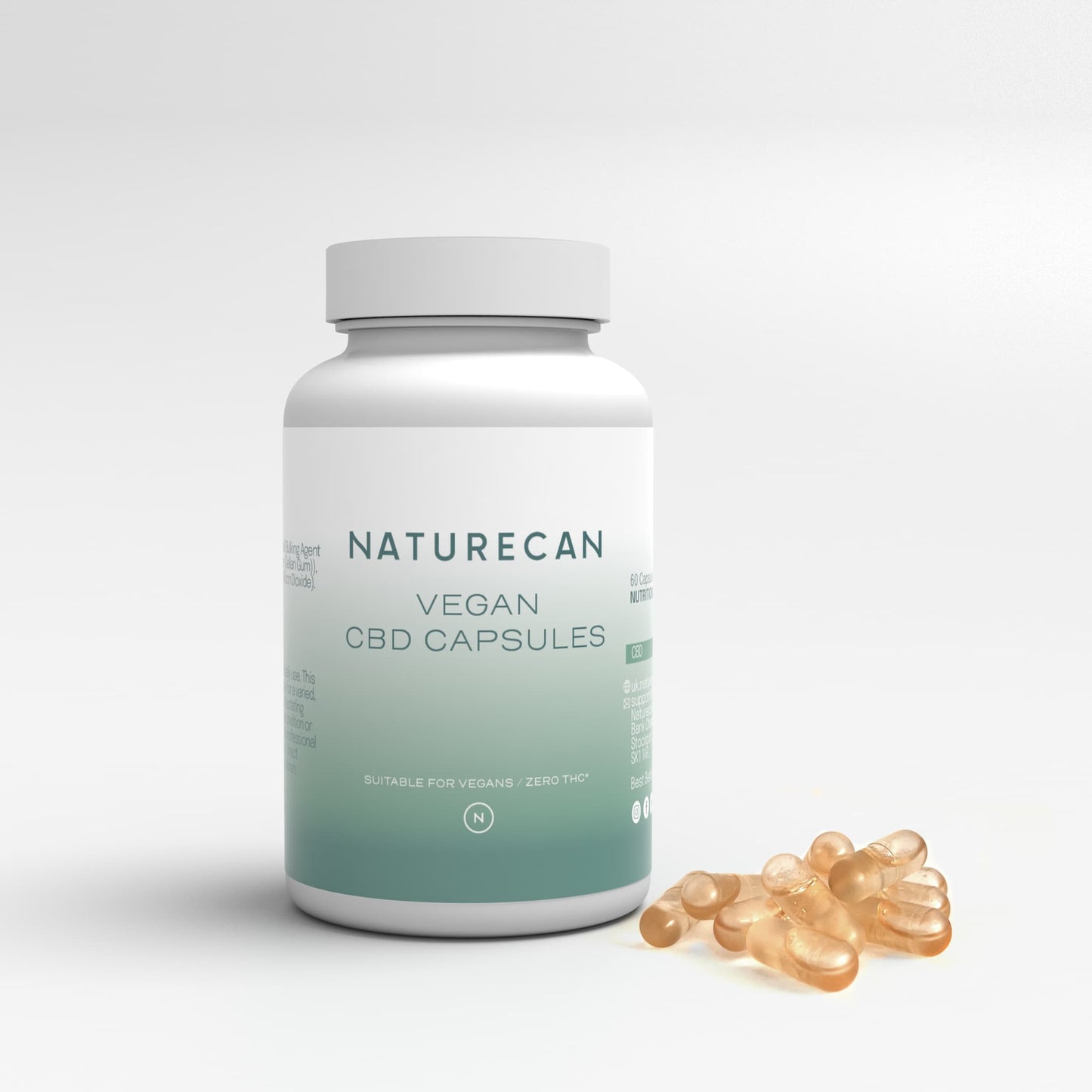 cápsulas veganas de cbd