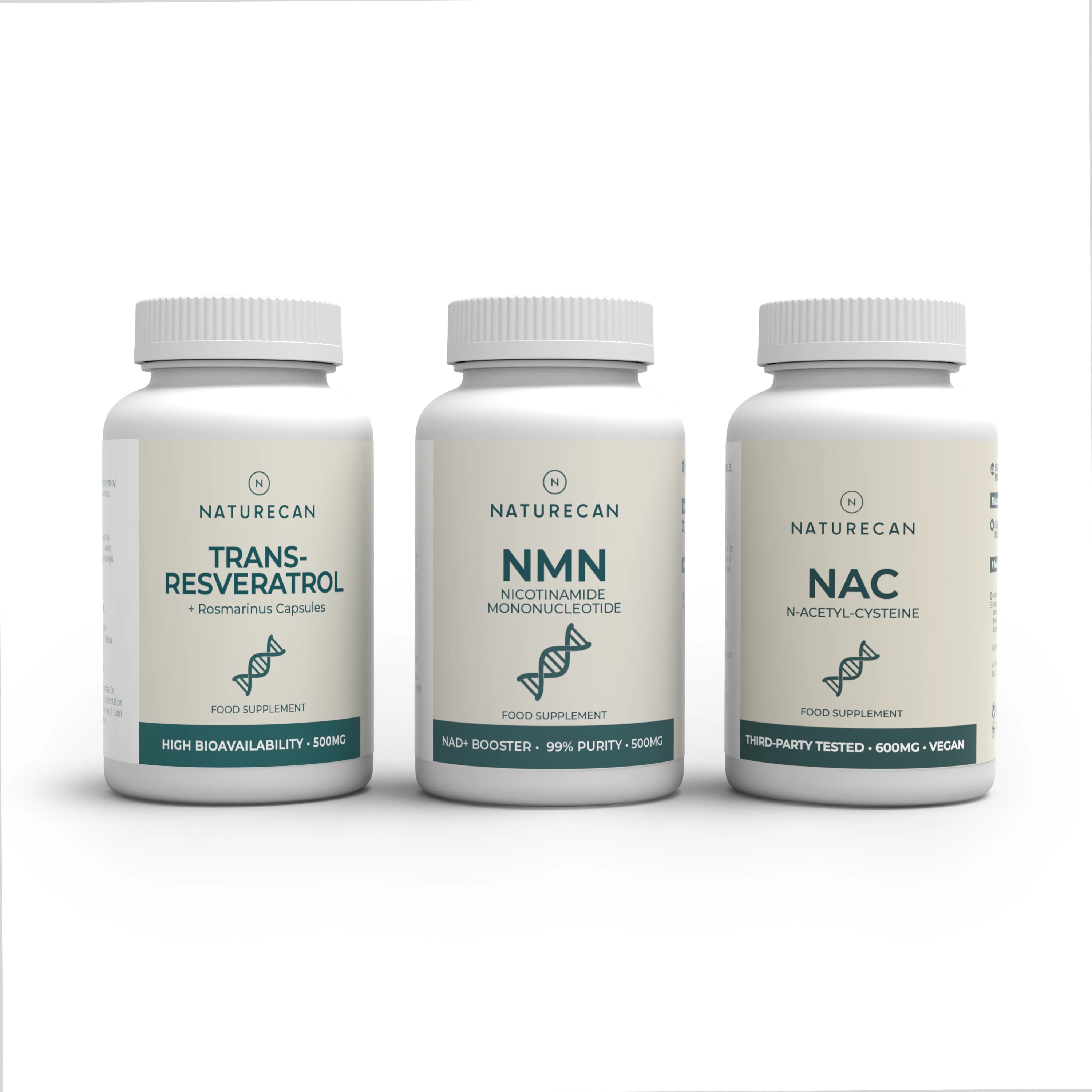 Packs Anti-Aging: NMN | NAC | Resveratrol