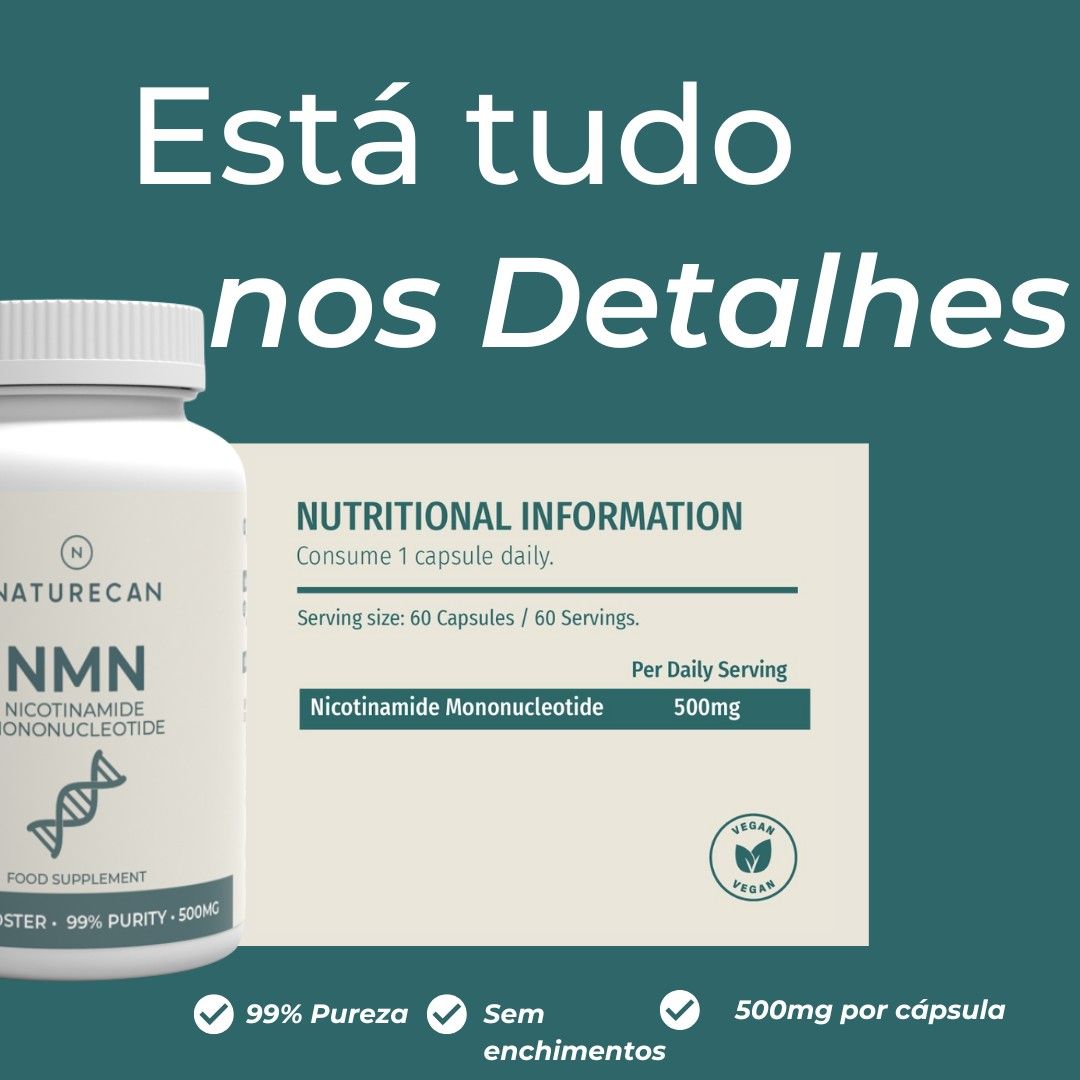 Suplemento NMN em Cápsulas