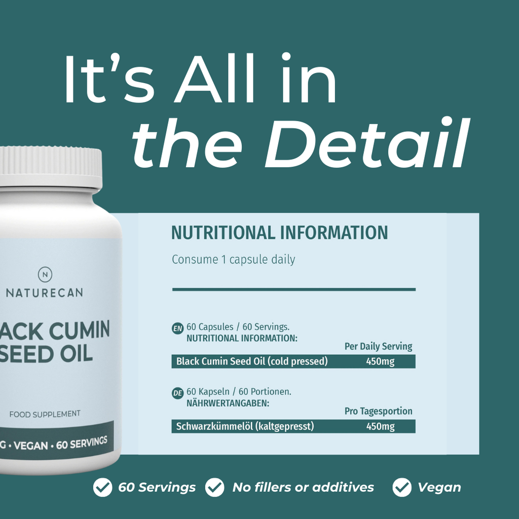 Óleo de cominho preto