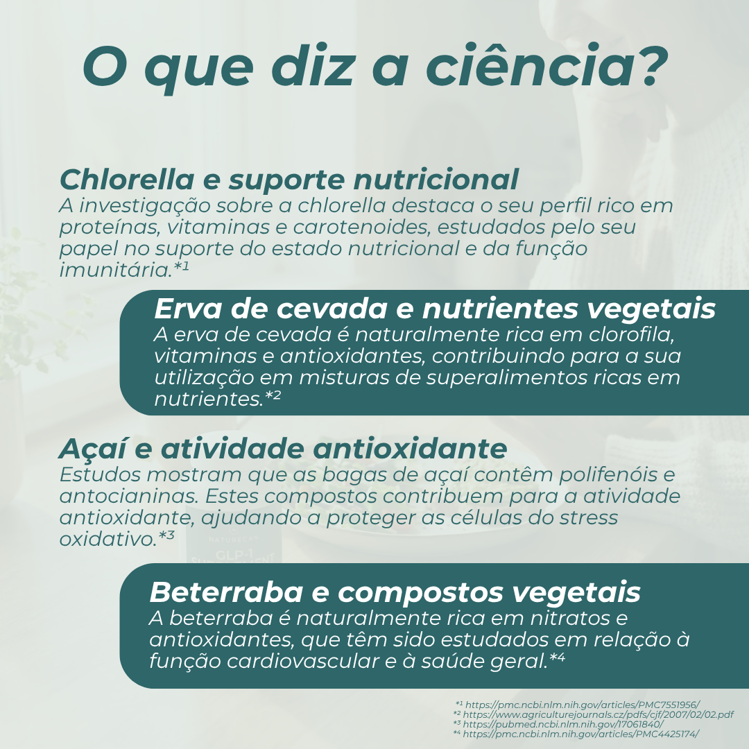Superalimento orgânico em pó
