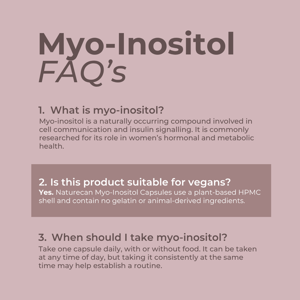 Cápsulas de Mio-Inositol