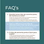 Óleo de cominho preto faqs