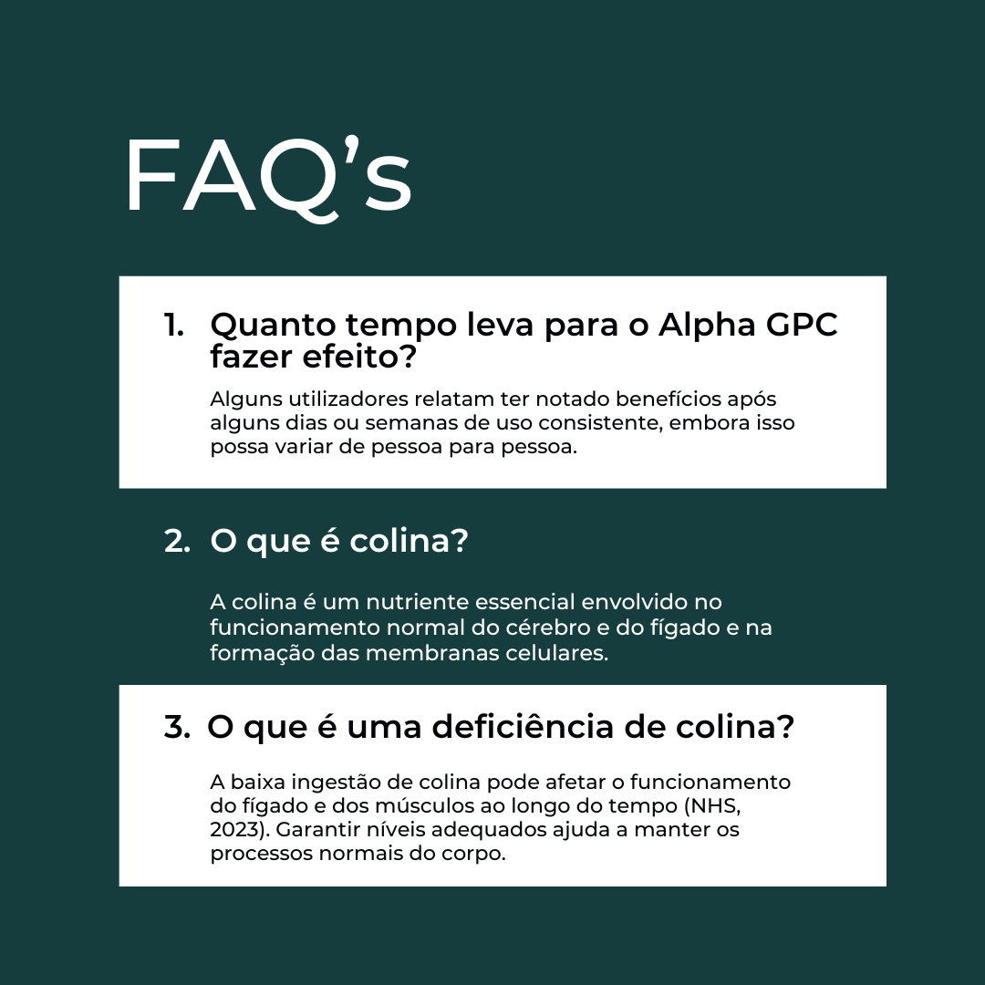 Suplemento Alfa GPC