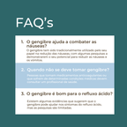 Cápsulas de Gengibre Orgânico em Pó