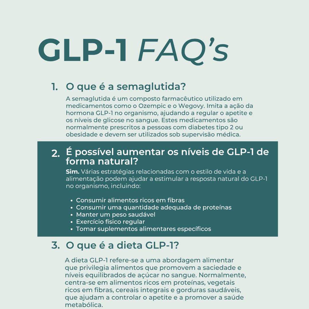 Suplemento de GLP-1 faqs