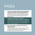 faqs Malato de Citrato de Cálcio