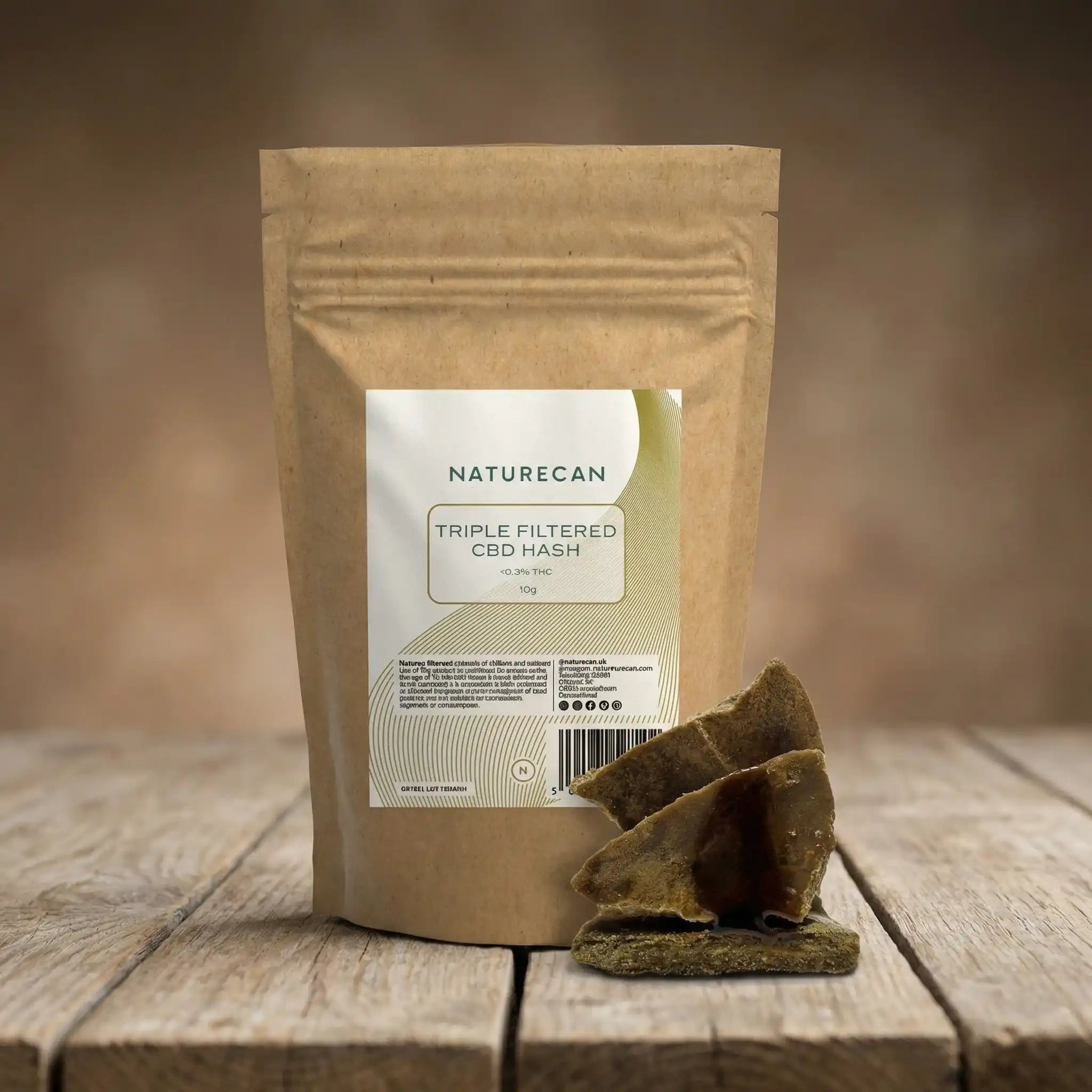 Hash Triplamente Filtrado | Resina de CBD