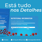 Gomas Relaxantes de CBD e Ashwagandha