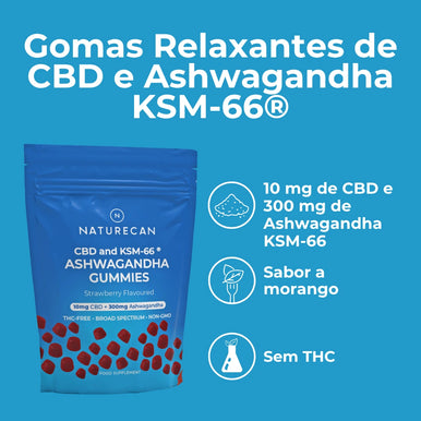 Gomas Relaxantes de CBD e Ashwagandha