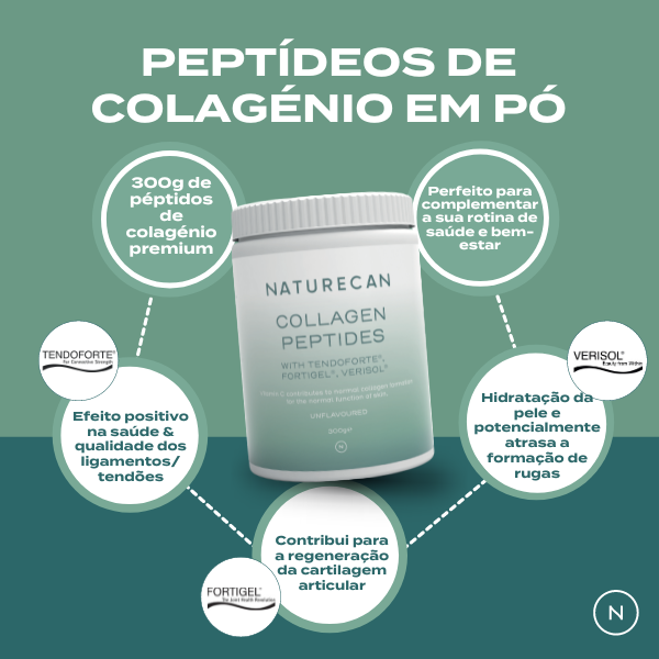 Peptídeos de Colágeno em Pó