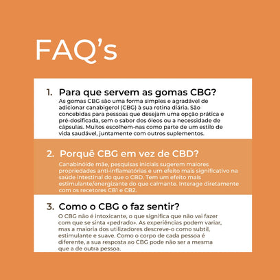 Gomas de CBG