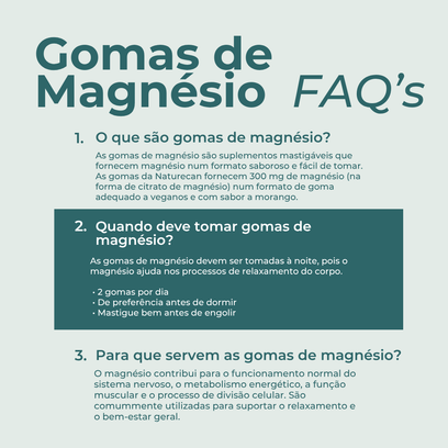 Gomas de Magnésio faqs