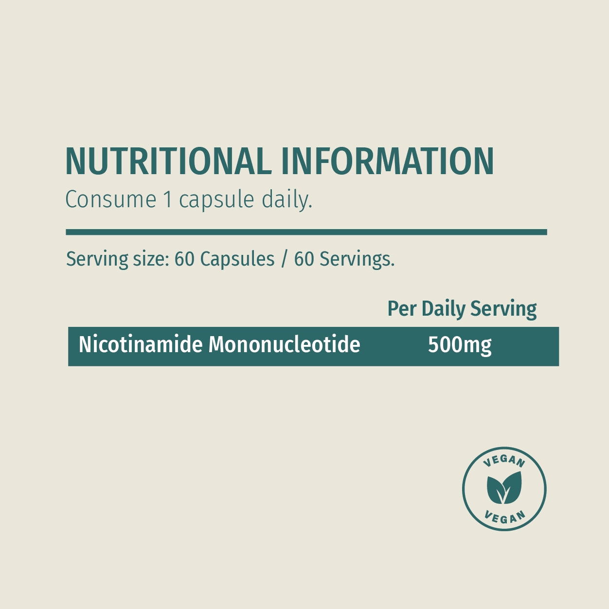 Suplemento NMN em Cápsulas