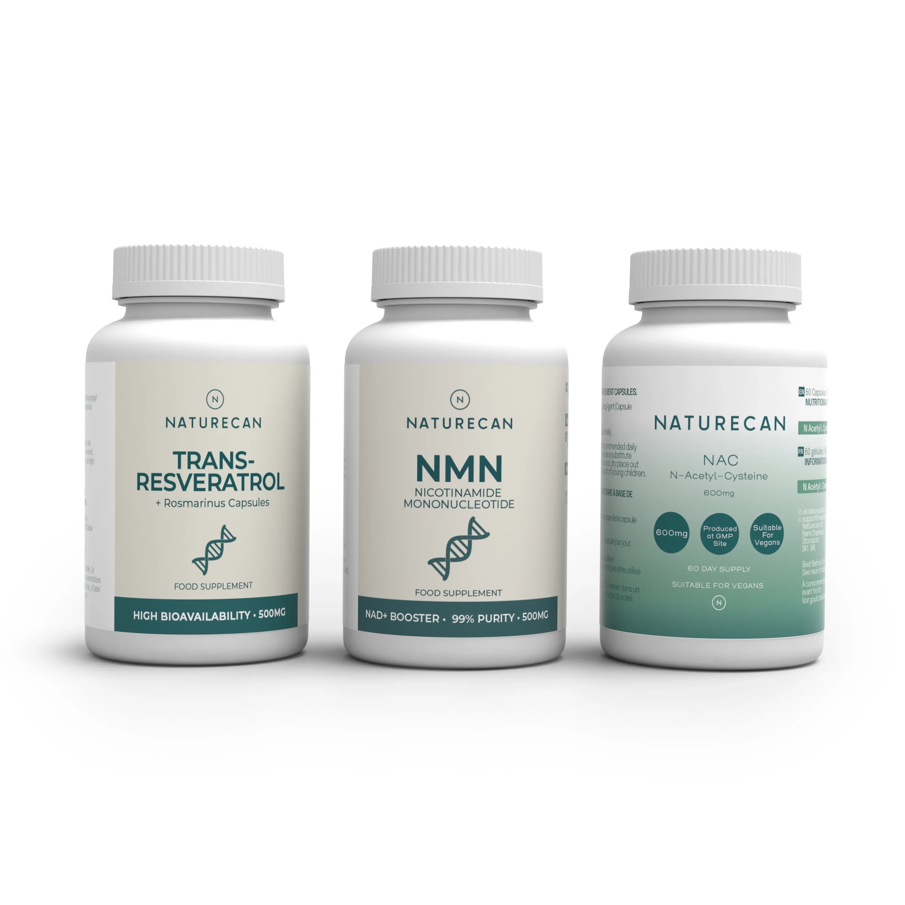 Pack Anti-Aging NMN + Resveratrol + NAC