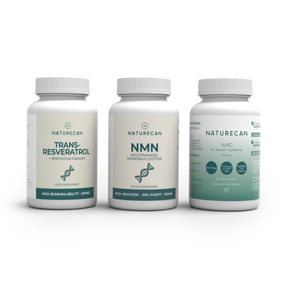 Packs Anti-Aging: NMN | NAC | Resveratrol