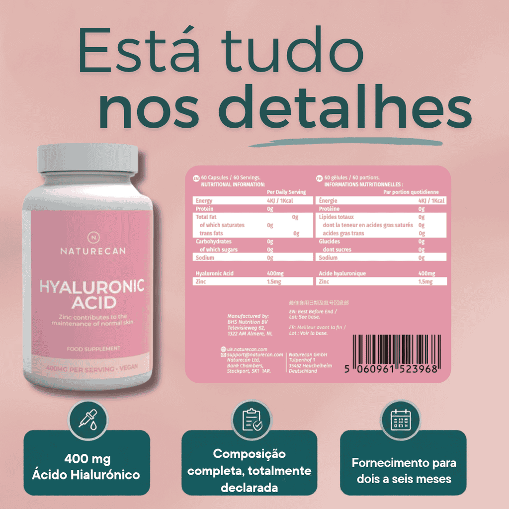 Cápsulas de Ácido Hialurónico