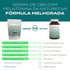Gomas de CBD com Melatonina