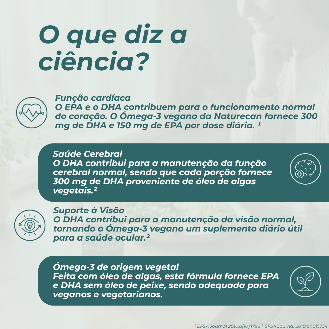 Ómega-3 vegano benefícios