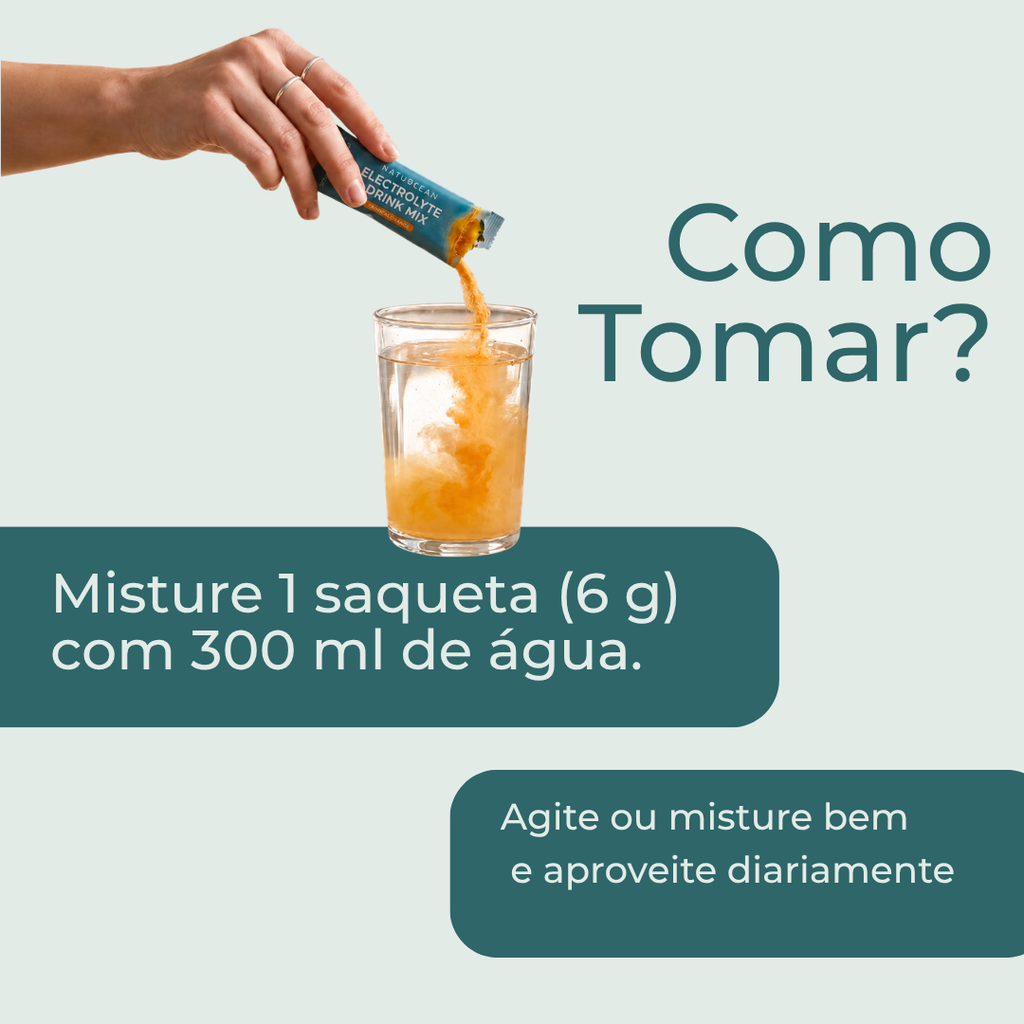 Bebida de Eletrólitos e Isotónica em Pó