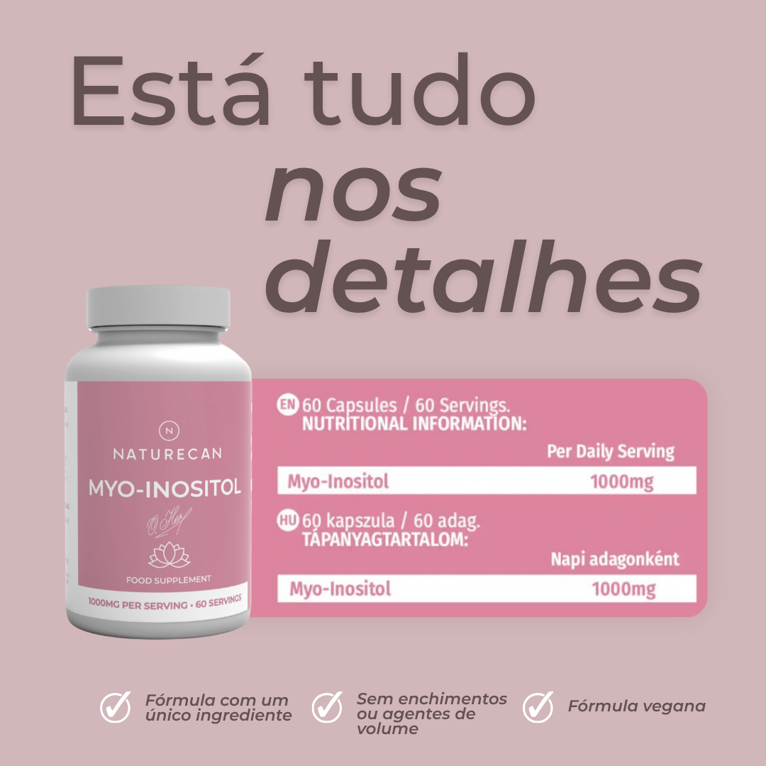 Cápsulas de Mio-Inositol ingredientes