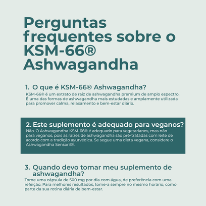 Ashwagandha KSM-66® faqs