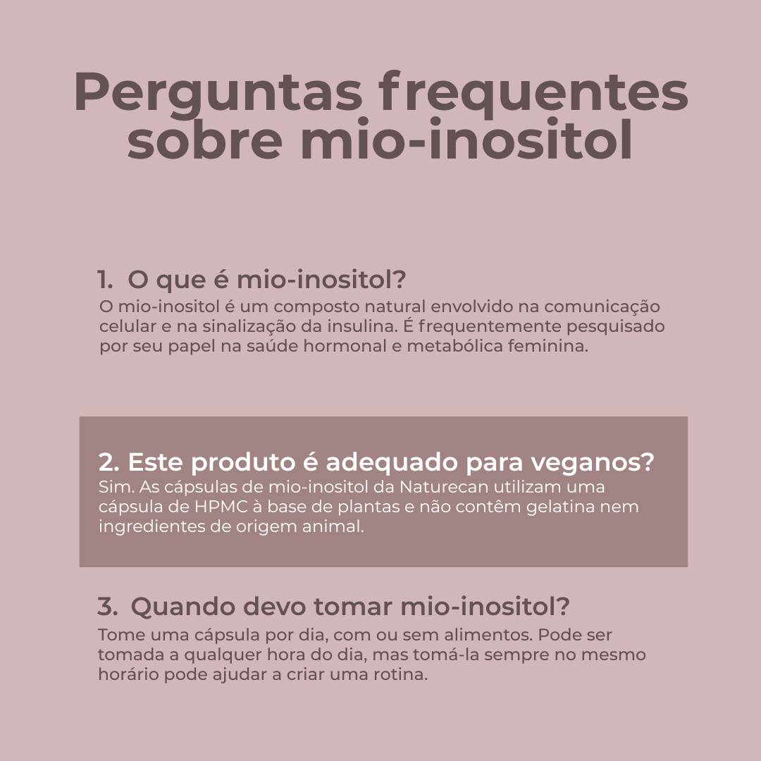 Cápsulas de Mio-Inositol faqs