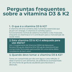 Vitamina D3 & K2 faqs