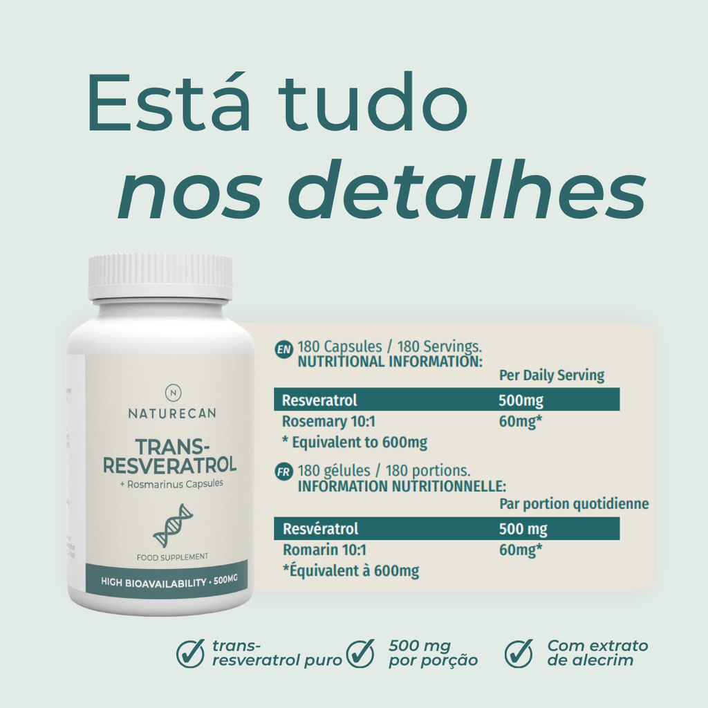 Resveratrol ingredientes