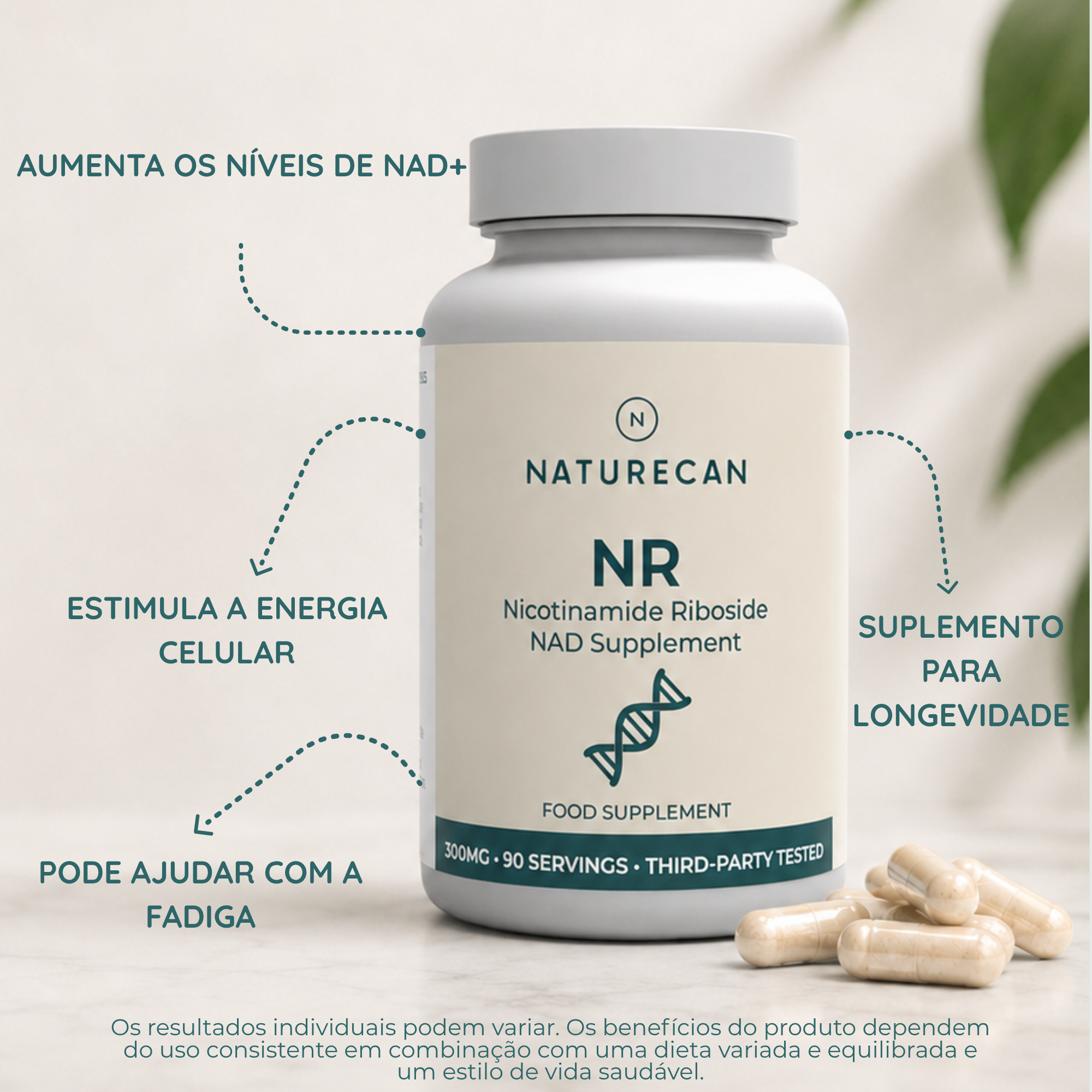 NAD (Ribosídeo de Nicotinamida) benefícios