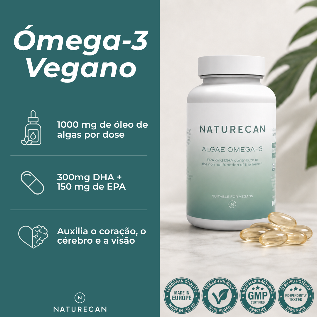 Ómega-3 vegano benefícios