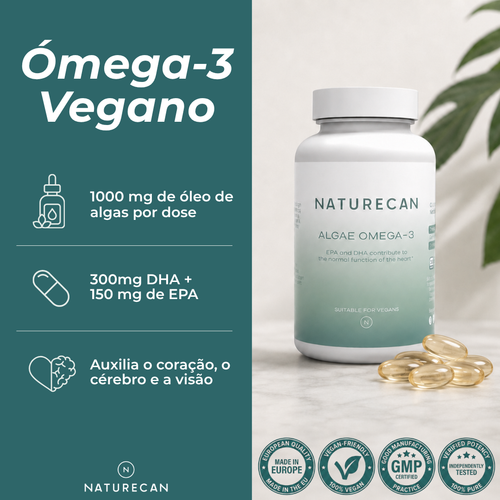 Ómega-3 vegano benefícios