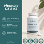 Vitamina D3 & K2 benefícios