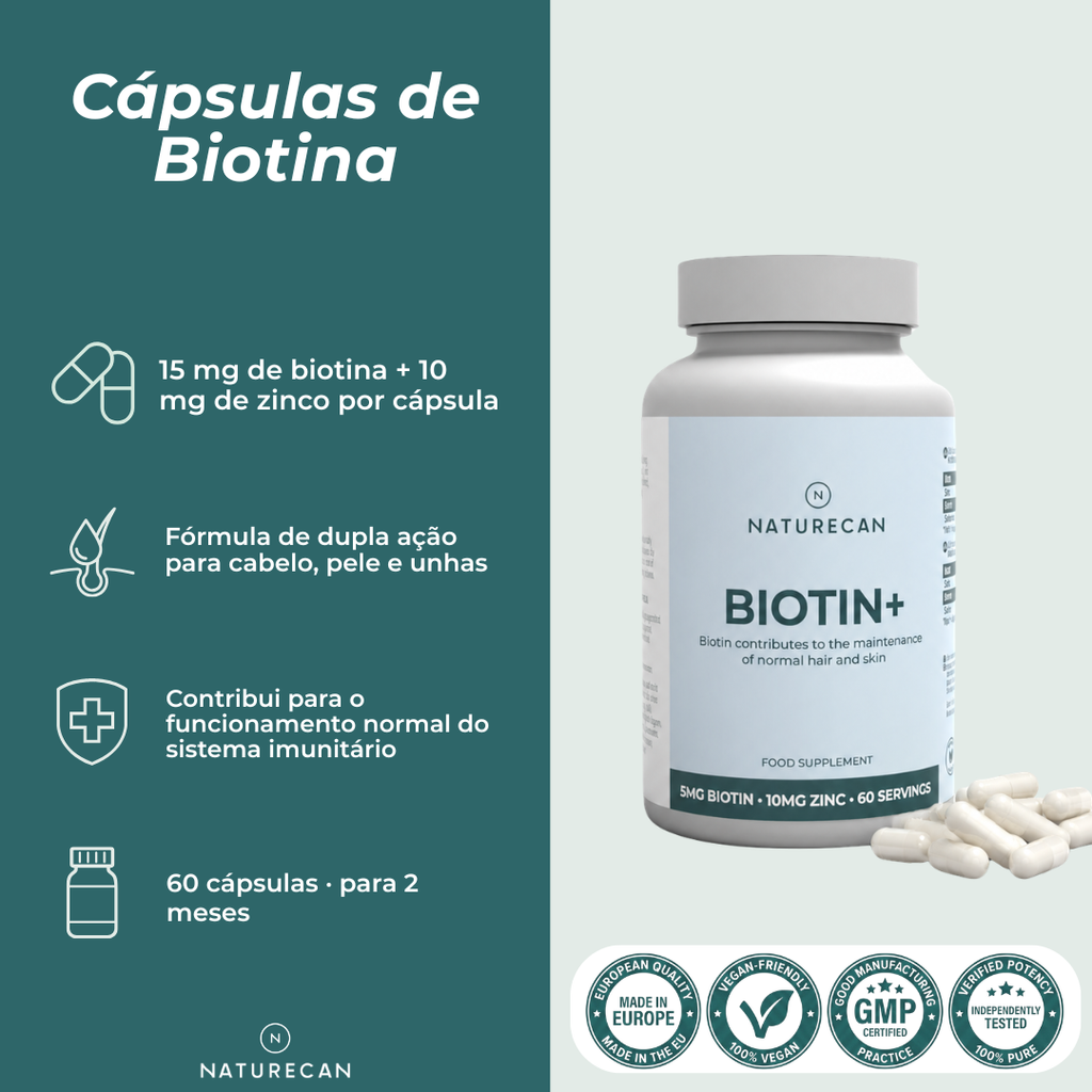 Cápsulas de Biotina