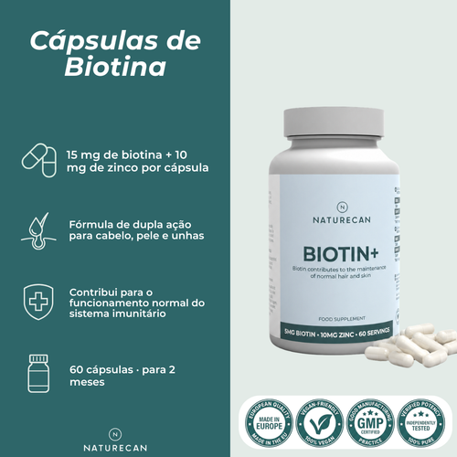 Cápsulas de Biotina