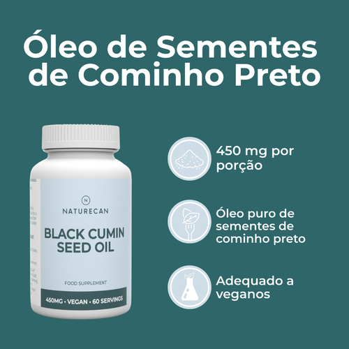 Óleo de cominho preto