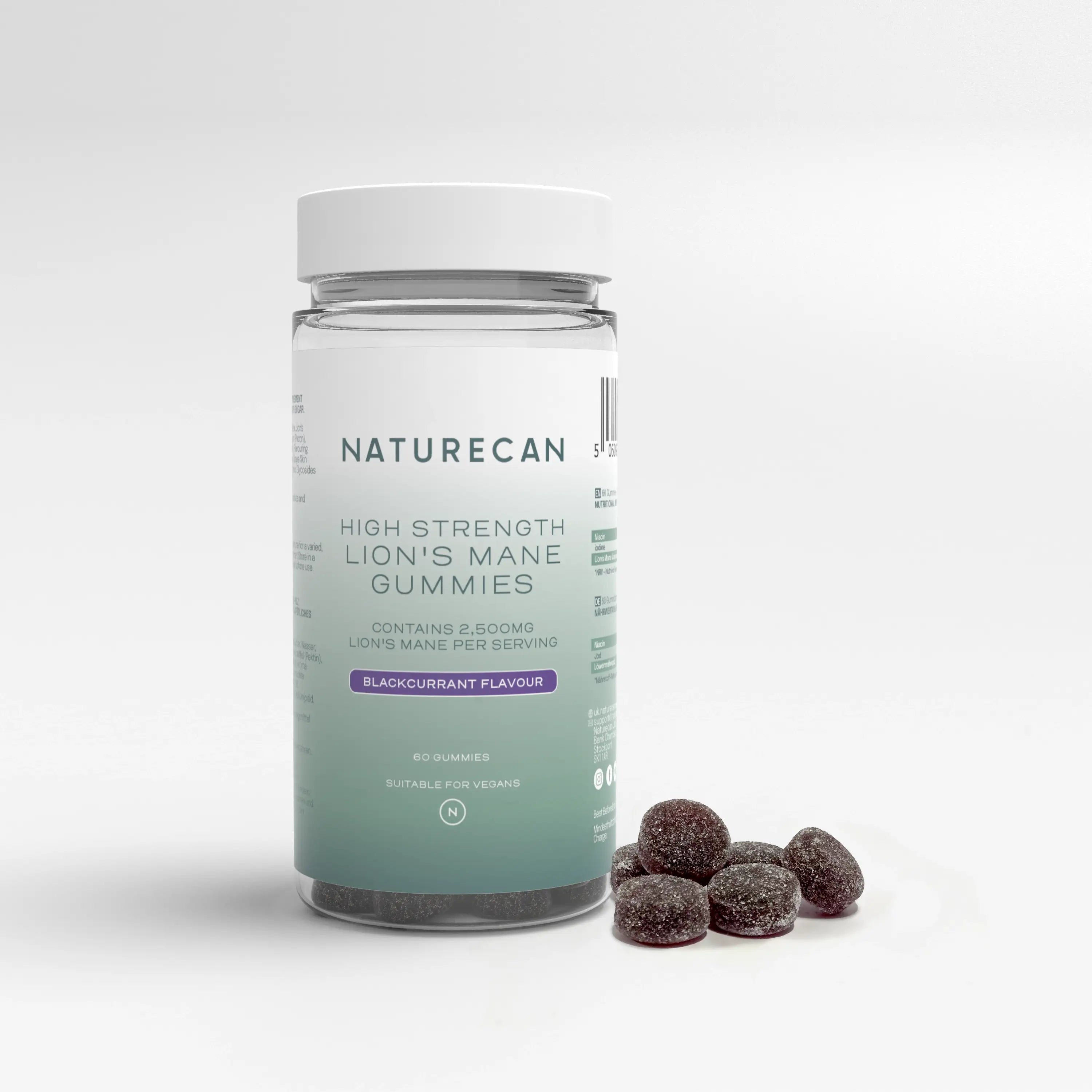 Gomas de Cogumelo Lion’s Mane (Juba de Leão)